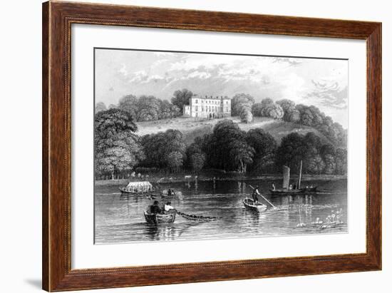 Boating on the Thames Near Henley, Oxfordshire, 1830-null-Framed Giclee Print