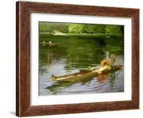 Boating Scene at Maidenhead-John Lavery-Framed Giclee Print