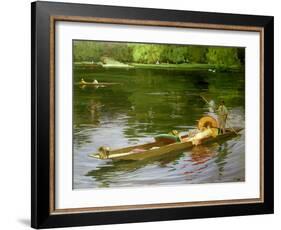 Boating Scene at Maidenhead-John Lavery-Framed Giclee Print