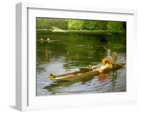 Boating Scene at Maidenhead-John Lavery-Framed Giclee Print