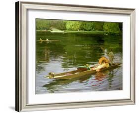 Boating Scene at Maidenhead-John Lavery-Framed Giclee Print