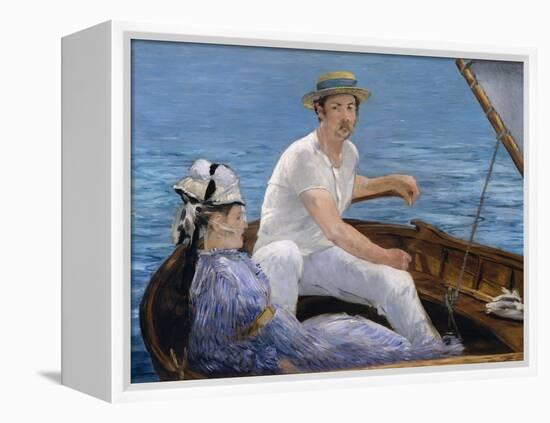 Boating-Édouard Manet-Framed Stretched Canvas