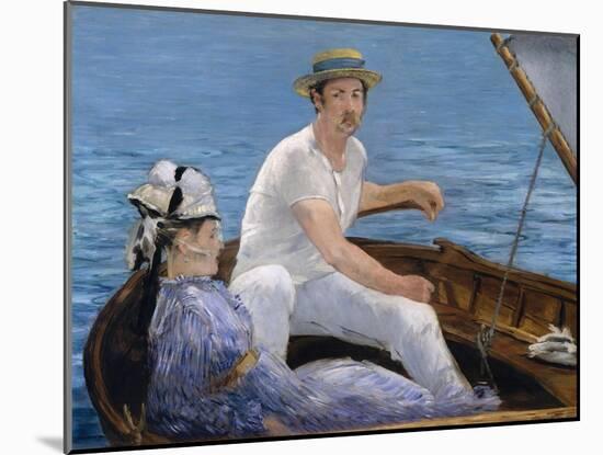 Boating-Édouard Manet-Mounted Art Print