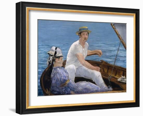 Boating-Édouard Manet-Framed Art Print