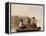 Boatmen on the Missouri-George Caleb Bingham-Framed Premier Image Canvas