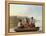 Boatmen on the Missouri-George Caleb Bingham-Framed Premier Image Canvas