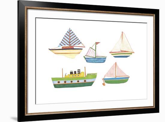 Boats 1-Maria Trad-Framed Giclee Print