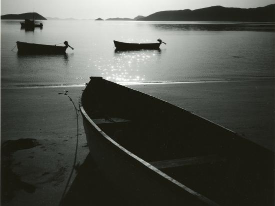 Boats and Bay, Los Angeles Bay, Baja California, 1964-Brett Weston-Framed Photographic Print