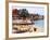 Boats and Beachgoers on the Beaches of Dakar, Senegal-Janis Miglavs-Framed Photographic Print