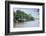 Boats and Stilt House on an Igarape (Flooded Creek) in the Brazilian Amazon-Alex Robinson-Framed Photographic Print