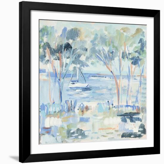 Boats and Trees 1-Michelle Brunner-Framed Art Print