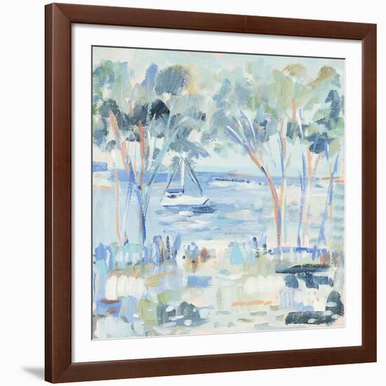 Boats and Trees 1-Michelle Brunner-Framed Art Print