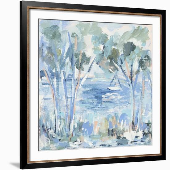 Boats and Trees 2-Michelle Brunner-Framed Art Print