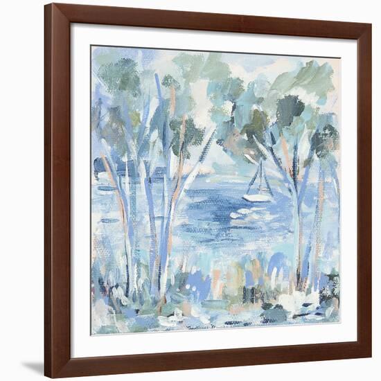 Boats and Trees 2-Michelle Brunner-Framed Art Print