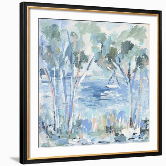 Boats and Trees 2-Michelle Brunner-Framed Art Print