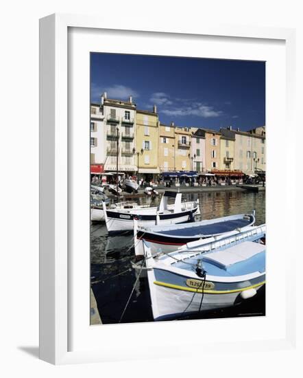 Boats and Waterfront, St. Tropez, Var, Cote d'Azur, Provence, French Riviera, France-Sergio Pitamitz-Framed Photographic Print