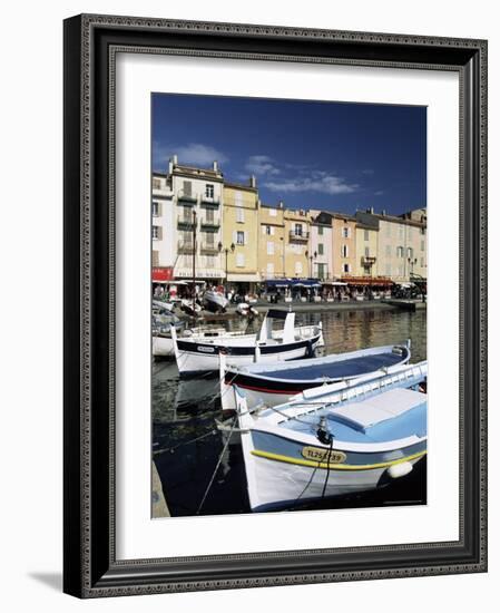 Boats and Waterfront, St. Tropez, Var, Cote d'Azur, Provence, French Riviera, France-Sergio Pitamitz-Framed Photographic Print