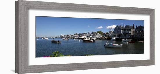 Boats at a Harbor, Nantucket, Massachusetts, USA-null-Framed Photographic Print