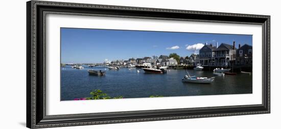 Boats at a Harbor, Nantucket, Massachusetts, USA-null-Framed Photographic Print