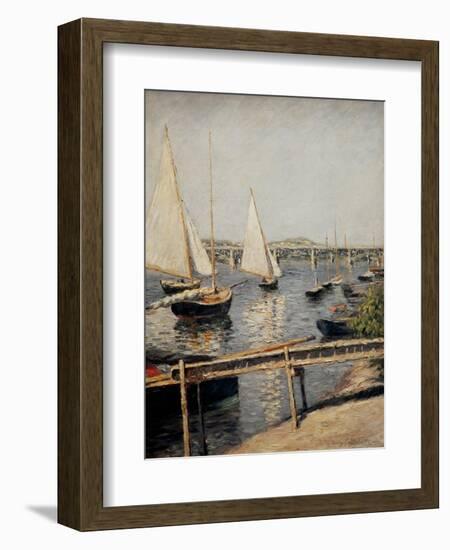 Boats at Argenteuil, 1888-Gustave Caillebotte-Framed Giclee Print