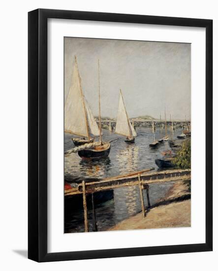 Boats at Argenteuil, 1888-Gustave Caillebotte-Framed Giclee Print