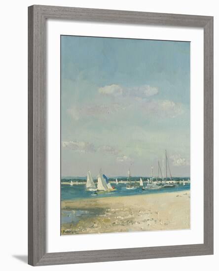 Boats at East Head II-Paul Brown-Framed Giclee Print