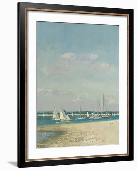 Boats at East Head II-Paul Brown-Framed Giclee Print