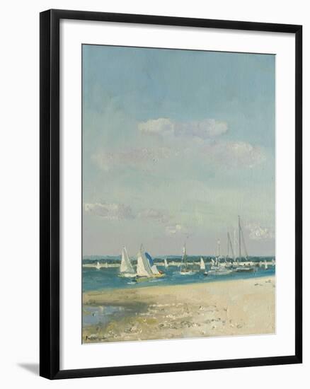 Boats at East Head II-Paul Brown-Framed Giclee Print