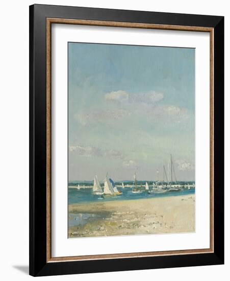 Boats at East Head II-Paul Brown-Framed Giclee Print