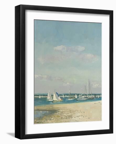 Boats at East Head II-Paul Brown-Framed Giclee Print
