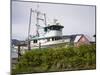 Boats at Icy Strait Point Cannery Museum, Hoonah City, Chichagof Island, Southeast Alaska, USA-Richard Cummins-Mounted Photographic Print