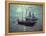 Boats at Night-William Ritschel-Framed Stretched Canvas