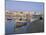 Boats at Sale with the Skyline of the City of Rabat in Background, Morocco, North Africa, Africa-Bruno Morandi-Mounted Photographic Print