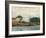 Boats at the Lock at Bougival-Alfred Sisley-Framed Art Print