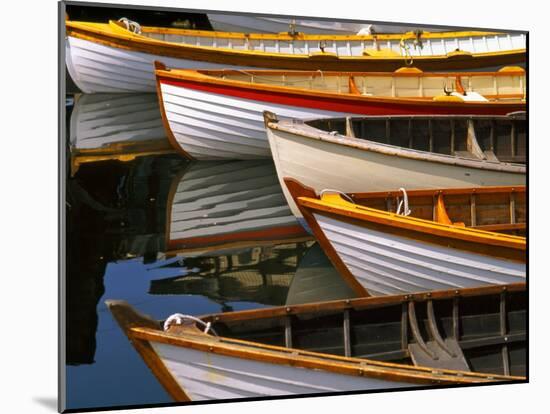 Boats at the Wooden Boat Center, Lake Union, Seattle, Washington, USA-Tom Haseltine-Mounted Photographic Print