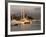 Boats Docked in Marina Vallarta Against Fog-Shrouded Mountains, Puerto Vallarta, Mexico-Nancy & Steve Ross-Framed Photographic Print