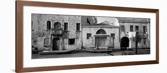 Boats in a Canal, Grand Canal, Rio Della Pieta, Venice, Italy-null-Framed Photographic Print