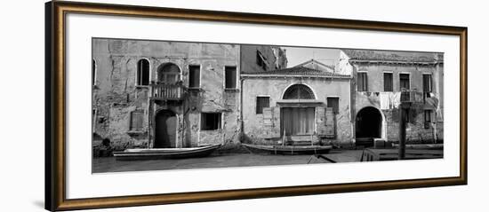 Boats in a Canal, Grand Canal, Rio Della Pieta, Venice, Italy-null-Framed Photographic Print