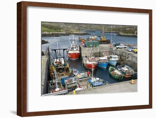 Boats In a Harbour-Adrian Bicker-Framed Photographic Print