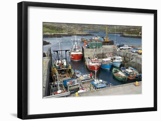 Boats In a Harbour-Adrian Bicker-Framed Photographic Print