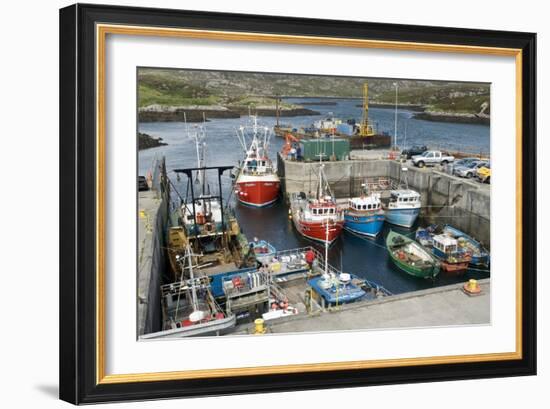 Boats In a Harbour-Adrian Bicker-Framed Photographic Print