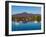 Boats in a lake, Lake Memphremagog, Magog, Quebec, Canada-null-Framed Photographic Print