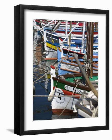 Boats in Harbour, St.Tropez, Cote d'Azur, France-Doug Pearson-Framed Photographic Print