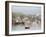 Boats in Morning Fog. Corea, Maine, Usa-Jerry & Marcy Monkman-Framed Photographic Print