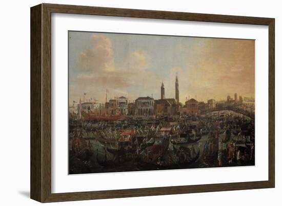 Boats in Murano-Joseph Heintz-Framed Giclee Print