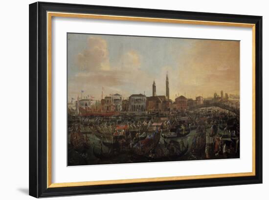 Boats in Murano-Joseph Heintz-Framed Giclee Print