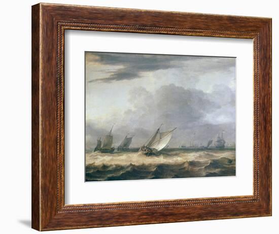 Boats in Stong Wind-Allart van Everdingen-Framed Giclee Print