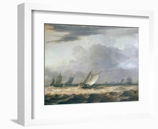 Boats in Stong Wind-Allart van Everdingen-Framed Giclee Print