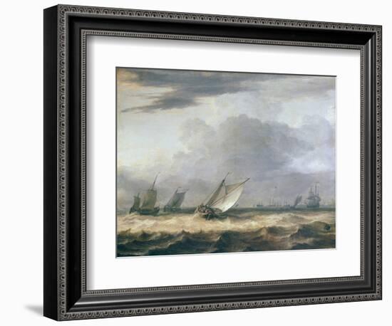 Boats in Stong Wind-Allart van Everdingen-Framed Giclee Print