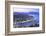 Boats in Symi Harbour from Elevated Angle at Dusk, Symi, Dodecanese, Greek Islands, Greece, Europe-Neil Farrin-Framed Photographic Print